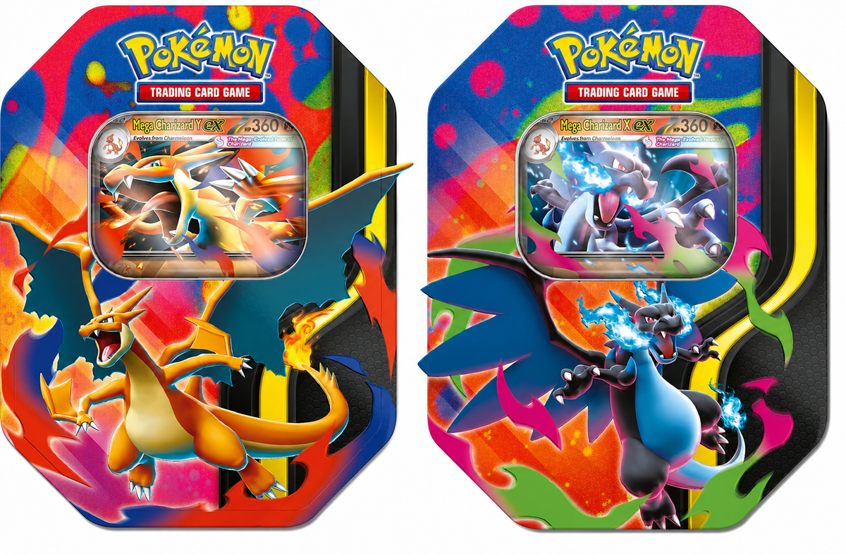 Mega Charizard Tin X & Y Collection Tins