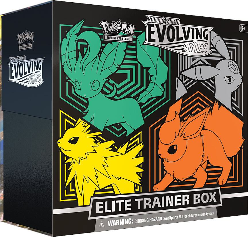 Pokémon Evolving Skies Elite Trainer Box [Flareon/Jolteon/Umbreon/Leafeon]