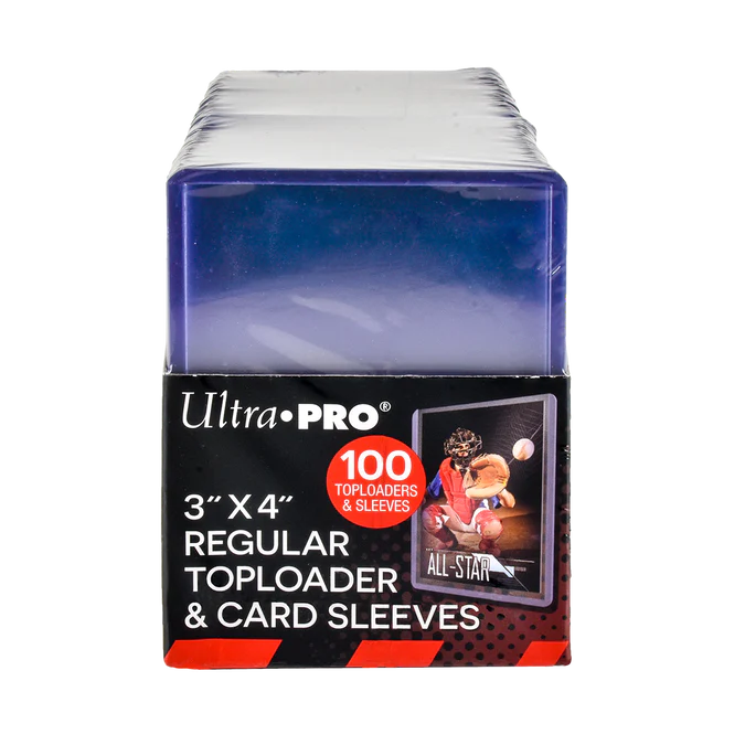 3" x 4" Clear Regular TOPLOADER® Sleeves and Soft Sleeves Bundle (100ct) for Standard Size Cards