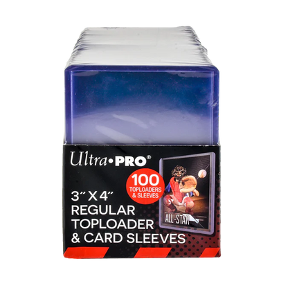 3" x 4" Clear Regular TOPLOADER® Sleeves and Soft Sleeves Bundle (100ct) for Standard Size Cards