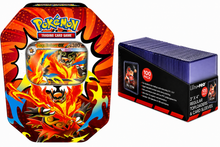 PRE ORDER Pokémon Ascended Heroes Tin [Mega Emboar ex] Protection Bundle!