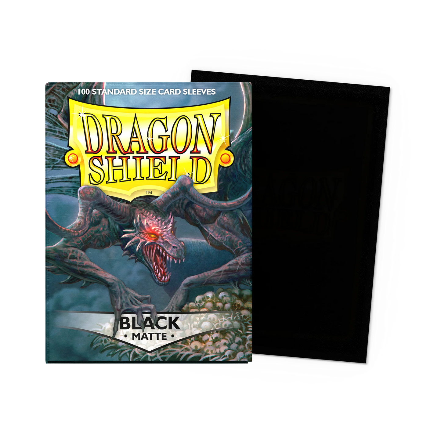 Dragon Shield Matte Black Standard Card Sleeves (Pack of 100)
